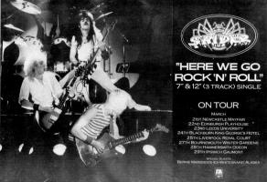 Spider: Here We Go Rock N Roll Britain ad