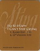 Sting: I'm So Happy I Can't Stop Crying US sticker