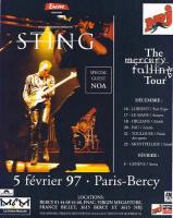 Sting: Mercury Falling Tour France ad
