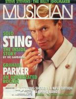 Sting Musician magazine cover