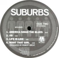 Suburbs self-titled US vinyl album