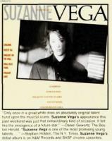 Suzanne Vega Advert