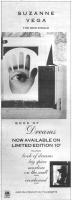 Suzanne Vega: Book Of Dreams Britain ad