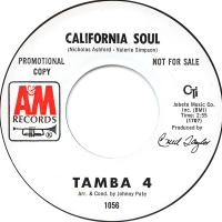 Tamba 4: California Soul US promo 7-inch
