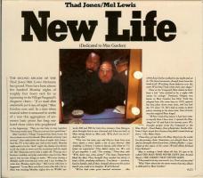 Thad Jones & Mel Lewis: New Life (Dedicated to Max Gordon) US CD album