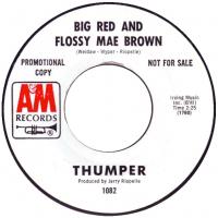 Thumpe: Big Red and Flossie Mae Brow US promo 7-inch