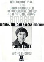 Tommy Boyce: Sunday, the Day Before Monday US ad