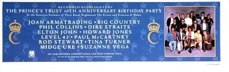 The Prince's Trust 10th Anniversary US ad