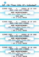 Wes Montgomery: Greatest Hits US Jukebox Strip