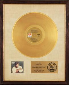 Burt Bacharach self titled album RIAA gold certification