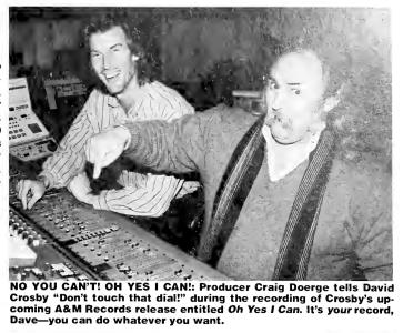 David Crosby recording Oh Yes I Can album 1989