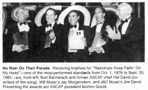 Burt Bacharach, Hal David ASCAP Award 1986