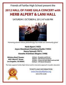Herb Alpert & Lani Hall Flyer